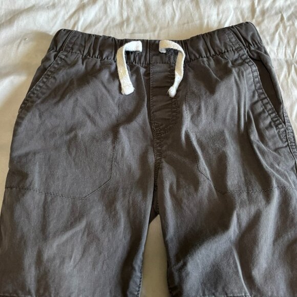 Cat & Jack Boys Grey Straight Leg Pull On Elastic Drawstring Pants Size 6 - Picture 3 of 4